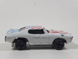 Summer Marz Karz S8504 1969 Pontiac GTO White Die Cast Toy Car Vehicle