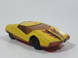 Vintage 1973 Lesney Products Matchbox Superfast No. 33 Datsun 126X Yellow and Orange Die Cast Toy Car Vehicle