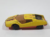 Vintage 1973 Lesney Products Matchbox Superfast No. 33 Datsun 126X Yellow and Orange Die Cast Toy Car Vehicle