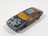 Vintage 1969 Lesney Matchbox Superfast Lamborghini Marzal No. 20 Black (Red Originally) Die Cast Toy Dream Car Vehicle