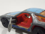 Vintage 1984 Matchbox Superfast No. 59 Porsche 928 Grey Die Cast Toy Car Vehicle with Opening Doors