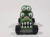 2004 PMI Playing Mantis Johnny Lightning Brainrackers Creepsters Four Eyed Alien Green Die Cast Toy Car Vehicle