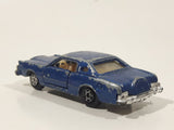 Vintage Yatming No. 1052 Ford Continental Mark IV Dark Blue Die Cast Toy Car Vehicle with Opening Doors