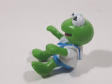 1986 McDonald's Muppet Babies Baby Kermit The Frog 2" Tall Toy Figure