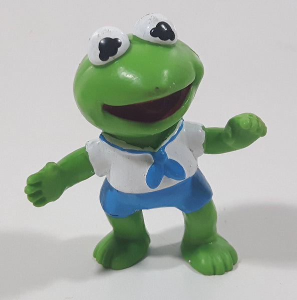Vintage HA! The Muppets 1986 Baby Kermit The Frog Skateboarding Figurine McDonald's Happy Meal Toy