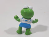 Vintage HA! The Muppets 1986 Baby Kermit The Frog Skateboarding Figurine McDonald's Happy Meal Toy