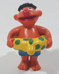 1980s Applause Muppets Sesame Street "Ernie Wearing a Float" PVC Toy Figure