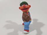 Applause Muppets Sesame Street Ernie Baseball Player Pitcher Character 2 1/2" Tall Hard Rubber Toy