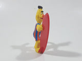 1980s Applause Muppets Sesame Street "Bert with a Surfboard" PVC Toy Figure