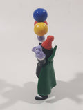 Applause Muppets Count Von Count Holding Balloons Toy 3 3/4" PVC Toy Figure