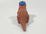 1980s Muppets Applause Sesame Street Characters Snuffleupagus with Hat PVC Toy Figure
