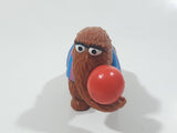 1980s Muppets Applause Sesame Street Characters Snuffleupagus with Red Ball PVC Toy Figure