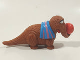 1980s Muppets Applause Sesame Street Characters Snuffleupagus with Red Ball PVC Toy Figure