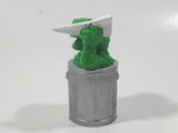 1980s Applause Muppets Sesame Street Oscar The Grouch Throwing a Paper Airplane PVC Figurine
