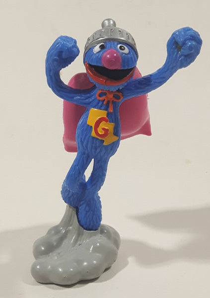 1980s Applause Muppets Super Grover 3 3/4" Tall PVC Toy Figure