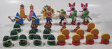 2009 Nintendo Super Mario Bros. Replacement Chess Pieces Toy Figures Full Set of 32