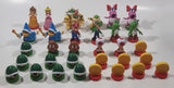 2009 Nintendo Super Mario Bros. Replacement Chess Pieces Toy Figures Full Set of 32