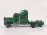 Unknown Brand Semi Tractor Truck Green Die Cast Toy Car Vehicle