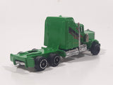 Unknown Brand Semi Tractor Truck Green Die Cast Toy Car Vehicle