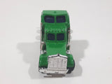 Unknown Brand Semi Tractor Truck Green Die Cast Toy Car Vehicle