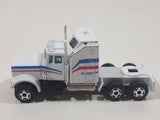 Unknown Brand Semi Tractor Truck White Die Cast Toy Car Vehicle