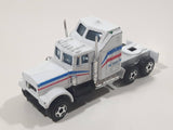 Unknown Brand Semi Tractor Truck White Die Cast Toy Car Vehicle
