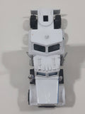 Unknown Brand Semi Tractor Truck White Die Cast Toy Car Vehicle