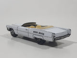 Vintage 1981 Warner Bro. ERTL Dukes of Hazzard Boss Hogg Cadillac Convertible White Die Cast Toy Car Vehicle TV Show Collectible