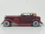 1986 Hot Wheels '31 Doozie Maroon Red Die Cast Toy Car Vehicle WW Malaysia