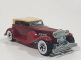1986 Hot Wheels '31 Doozie Maroon Red Die Cast Toy Car Vehicle WW Malaysia