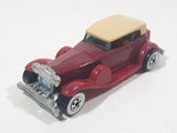 1986 Hot Wheels '31 Doozie Maroon Red Die Cast Toy Car Vehicle WW Malaysia