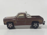Vintage 1982 Ertl Universal Studios The Fall Guy GMC Colt Pickup Truck Lee Majors Brown 1/64 Scale Die Cast Toy Car Vehicle