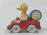Vintage 1987 Playskool Sesame Street Big Bird Drum Music Band Car Die Cast Toy Car Vehicle