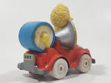 Vintage 1987 Playskool Sesame Street Big Bird Drum Music Band Car Die Cast Toy Car Vehicle