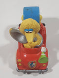 Vintage 1987 Playskool Sesame Street Big Bird Drum Music Band Car Die Cast Toy Car Vehicle