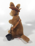 My Australia Kangroo with Joey and a Bucket 9 1/2" Stuffed Animal Plush Toy