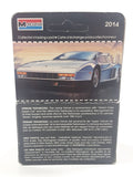 1989 Monogram 2014 Mini Exacts Ferrari Testarossa White 1/87 H.O. Scale Plastic Die Cast Toy Car Vehicle New in Package