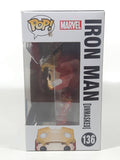 Funko Pop! Marvel Captain America Civil War #136 Iron Man Unmasked 4" Tall Toy Vinyl Bobblehead Figure New in Box