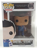 2015 Funko Pop! WBEI Supernatural Join The Hunt #304 Castiel "Steve" 4" Tall Toy Vinyl Bobblehead Figure New in Box