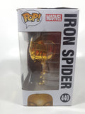 Funko Pop! Marvel Studios The First Ten Years Avengers Infinity War #440 Iron Spider Gold 4" Tall Toy Vinyl Bobblehead Figure New in Box