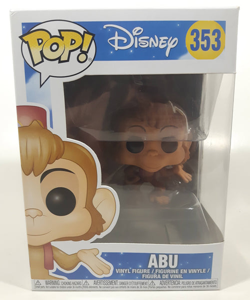 Funko Pop! Disney Aladdin #353 Abu 4" Tall Toy Vinyl Figure New in Box