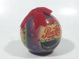 Rare Matrix Drink Pepsi Cola 3" Diameter Spherical Christmas Bulb Ornament with Red Bow