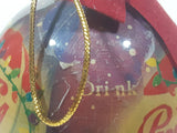 Rare Matrix Drink Pepsi Cola 3" Diameter Spherical Christmas Bulb Ornament with Red Bow