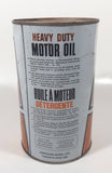 Vintage Simpsons Sears Heavy Duty Motor Oil 1 Quart 1.13 Litres Gold and White Metal Oil Coin FULL