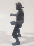 1992 Playmates TMNT Teenage Mutant Ninja Turtles Movie Star Black Foot Clan Soldier 4 1/2" Tall Toy Action Figure