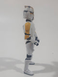2005 Hasbro LFL Star Wars Legacy Collection Arc Trooper Commander Yellow 4" Tall Toy Action Figure