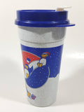Rare Whirley Pepsi Cola Penguin Themed 6 3/4" Tall Plastic Cup with Lid