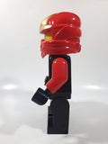 2013 Lego Ninjago Kai Red Character 9 1/2" Tall Plastic Digital Alarm Clock