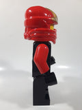 2013 Lego Ninjago Kai Red Character 9 1/2" Tall Plastic Digital Alarm Clock