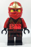 2013 Lego Ninjago Kai Red Character 9 1/2" Tall Plastic Digital Alarm Clock